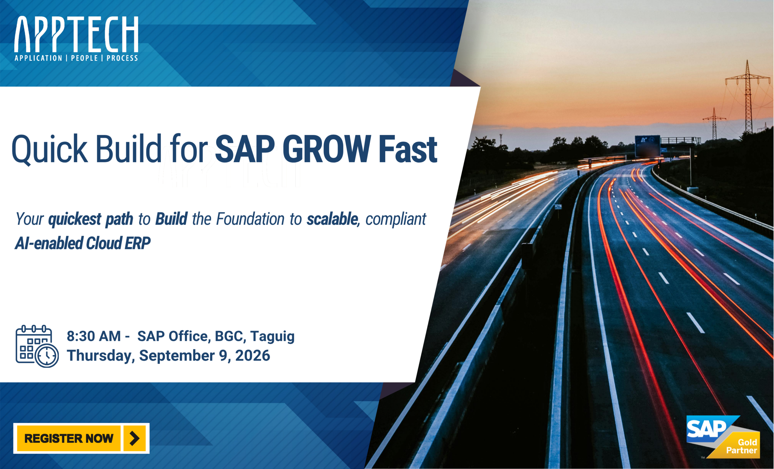 [In-Person Event] APPTech Quick Build for SAP GROW Fast